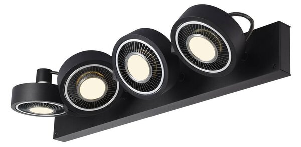 LA 1002023 KALU CW, nástěnné a stropní nástavbové svítidlo, quad, QPAR111, černá, 4x75W - BIG WHITE (SLV)