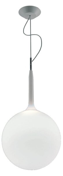 Závěsná svítidlo Artemide, Castore, stmívatelné, Bílá, Obývací pokoj, Sklo, Design