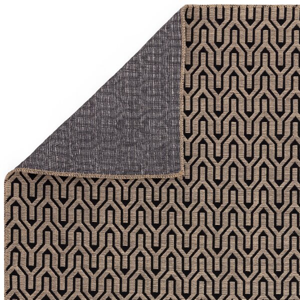 Tribeca Design Kusový koberec Radio Black Lattice Rozměry: 120x170 cm