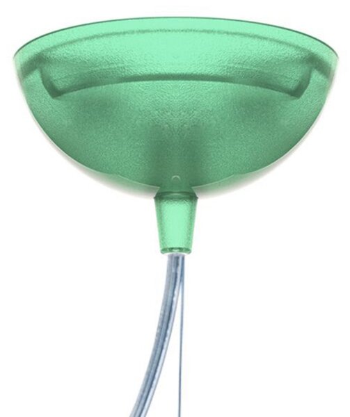 Závěsná svítidlo Kartell, Small FL/Y, Zelená, Obývací pokoj, Plast, Design
