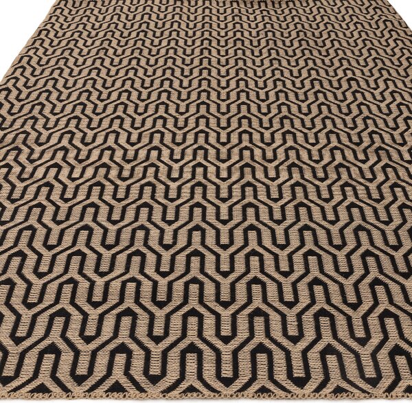 Tribeca Design Kusový koberec Radio Black Lattice Rozměry: 120x170 cm