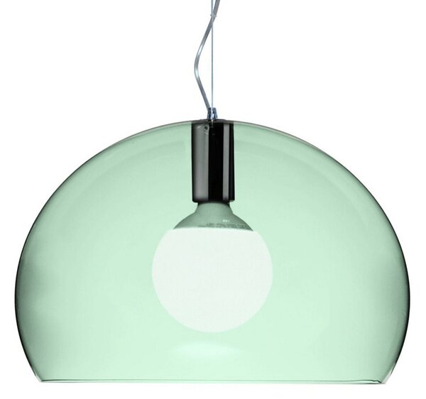 Závěsná svítidlo Kartell, Small FL/Y, Zelená, Obývací pokoj, Plast, Design