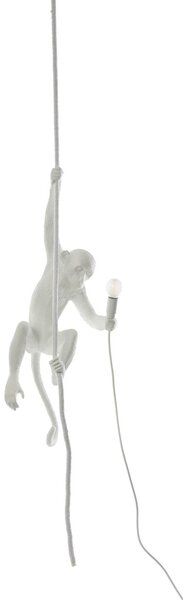 Stolní lampa SELETTI, Monkey Lamp, Bílá, Obývací pokoj, Plast, Design