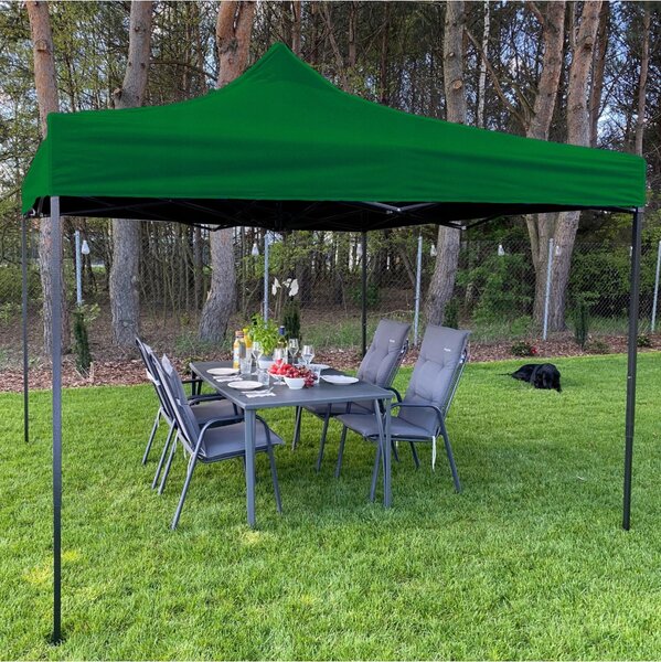 GARDEN PRO nůžkový stan 3x3m zelený