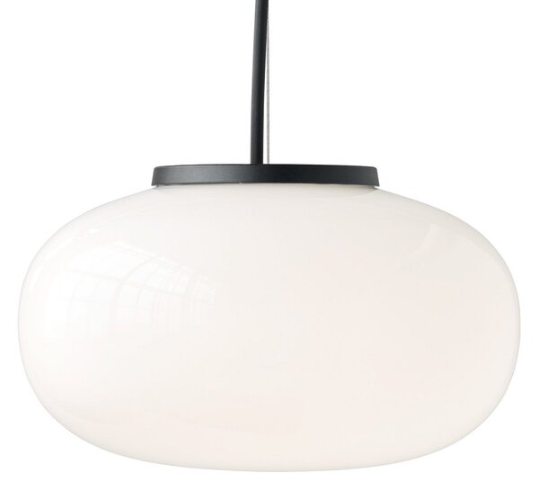 Závěsná svítidlo New Works, Karl-Johan Small, Bílá, Obývací pokoj, Sklo, Design