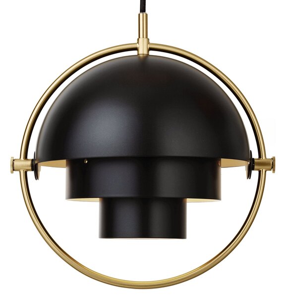 Závěsná svítidlo GUBI, Multi-Lite, stmívatelné, Černá, Obývací pokoj, Kov, Design