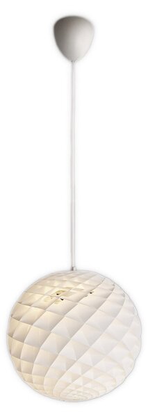 Závěsná svítidlo Louis Poulsen, Patera, stmívatelné, Bílá, Obývací pokoj, Plast, Design