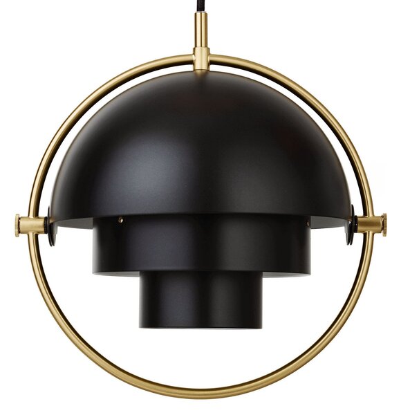 Závěsná svítidlo GUBI, Multi-Lite, stmívatelné, Černá, Obývací pokoj, Kov, Design