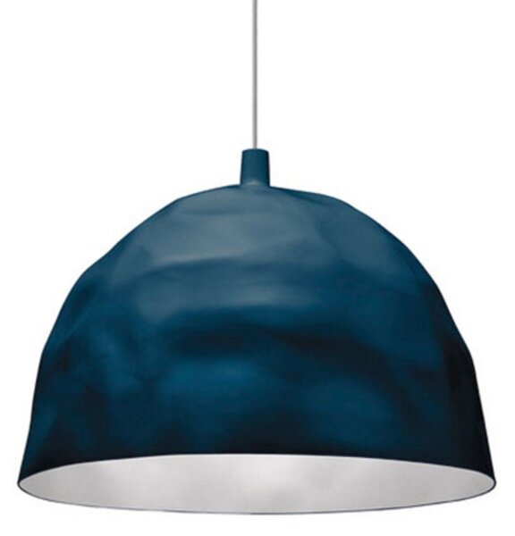 Závěsná svítidlo Foscarini, Bump, stmívatelné, Modrá, Obývací pokoj, Plast, Design