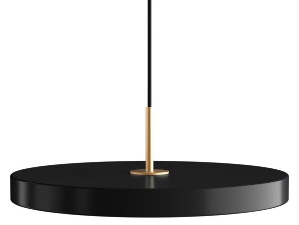 Závěsná svítidlo UMAGE, Asteria medium, stmívatelné, Černá, Obývací pokoj, Kov, Design