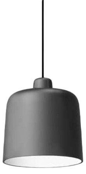 Závěsná svítidlo Luceplan, Zile, stmívatelné, Černá, Obývací pokoj, Plast, Design