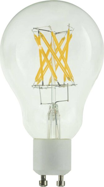 BIG WHITE SLV LED A60 Crossed Filament LED žárovka, GU10, fázové stmívání, 6,5W, 2700K 1008375