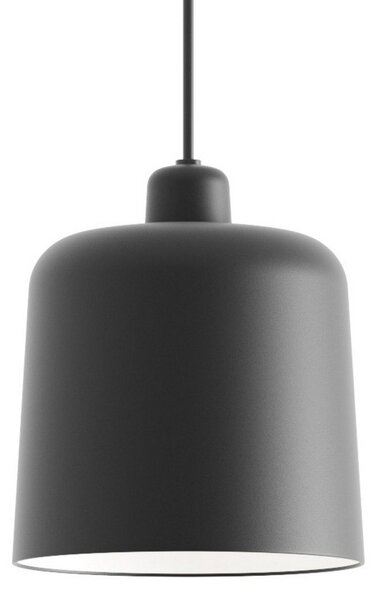 Závěsná svítidlo Luceplan, Zile, stmívatelné, Černá, Obývací pokoj, Plast, Design