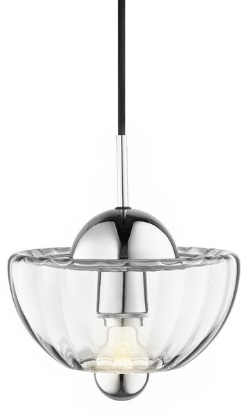 Závěsná svítidlo DESIGN BY US, Lotus, stmívatelné, Transparentní, Obývací pokoj, Sklo, Design