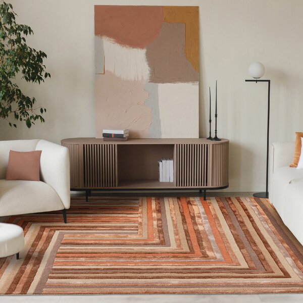 Tribeca Design Kusový koberec Blondie Network Terracotta Rozměry: 120x170 cm