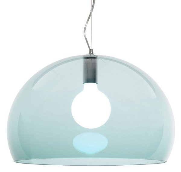 Závěsná svítidlo Kartell, FL/Y, stmívatelné, Zelená, Obývací pokoj, Plast, Design