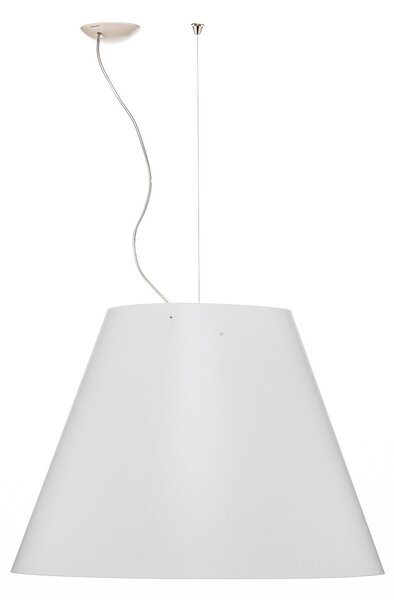 Závěsná svítidlo Luceplan, Grande Costanza, Bílá, Obývací pokoj, Plast, Design
