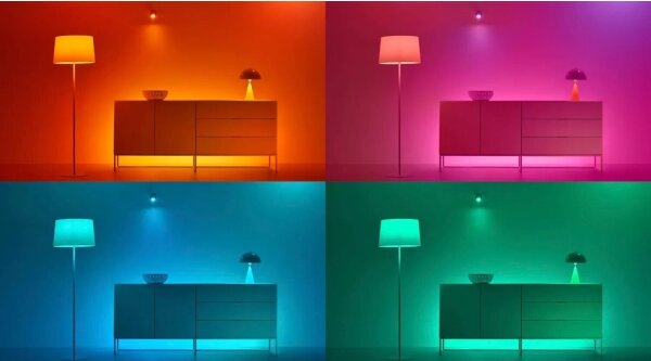 SADA 3x LED RGBW Stmívatelná žárovka PAR16 GU10/4,7W/230V 2200-6500K Wi-Fi - WiZ