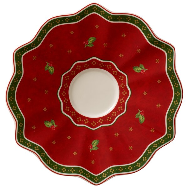 Villeroy&Boch Villeroy & Boch Toy's Delight kávový/čajový podšálek červený 17 cm