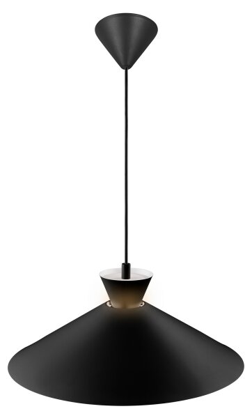 Nordlux - Lustr na lanku DIAL 1xE27/40W/230V pr. 45 cm černá