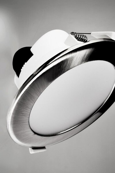 IMPR 565317 Stropní vestavné svítidlo ACRUX 120 LED 14,5W 3000K/4000K/6000K bílá matná / stříbrná - DEKOLIGHT