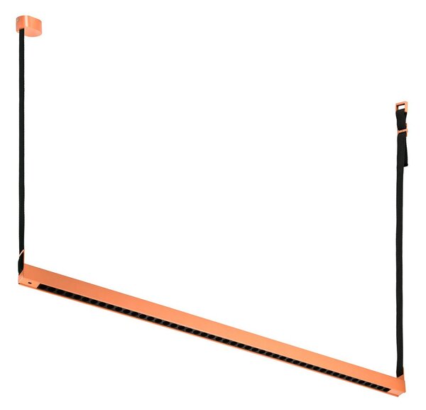 Závěsná svítidlo LOOM DESIGN, Belto, stmívatelné, Oranžová, Jídelna, Hliník, Moderní
