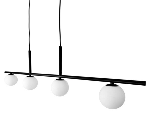 Závěsná svítidlo Dyberg Larsen, Alice, stmívatelné, Černá, Obývací pokoj, Kov, Design