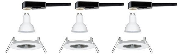 P 92980 Vestavné svítidlo LED Nova kruhové 3x6,5W GU10 bílá mat 4000K nevýklopné - PAULMANN