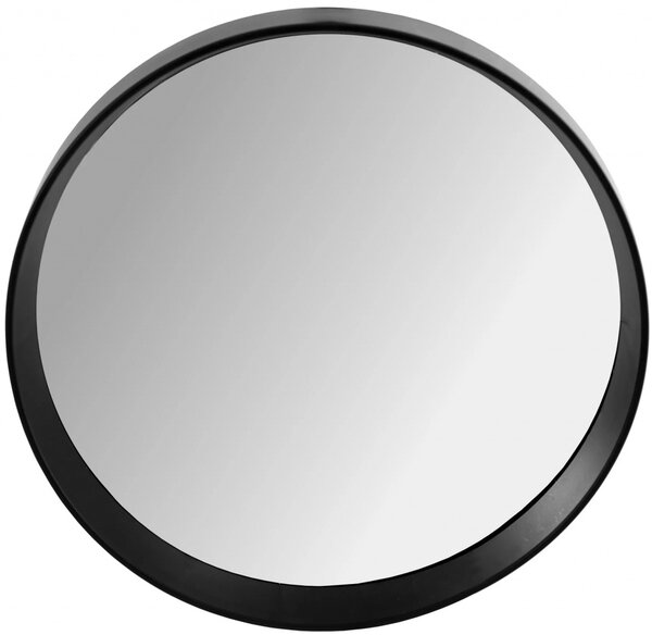 Bliss NOIR Černé kulaté zrcadlo 39 cm