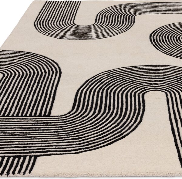 Tribeca Design Kusový koberec Blondie Arches Black Rozměry: 120x170 cm