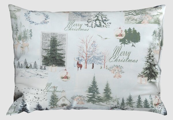 Zimní Bavlnené povlecení PREMIUM LERNA 140x200 cm vánocní;zimní;zvírata