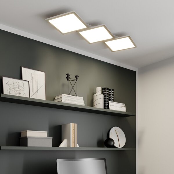 Stropní Lampa Lucande, Ilira, stmívatelné, Metalická, Kuchyně, Hliník, Moderní
