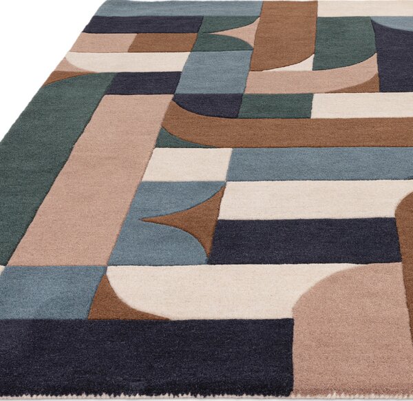 Tribeca Design Kusový koberec Blondie Klotski Teal Rozměry: 120x170 cm