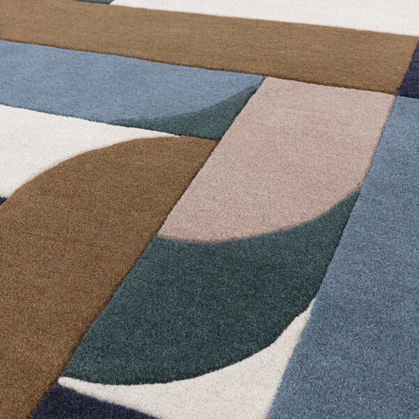 Tribeca Design Kusový koberec Blondie Klotski Teal Rozměry: 120x170 cm
