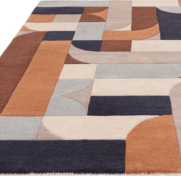 Tribeca Design Kusový koberec Blondie Klotski Terracotta Rozměry: 120x170 cm