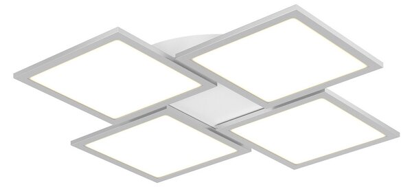 Stropní Lampa Lucande, Ilira, stmívatelné, Metalická, Kuchyně, Hliník, Moderní