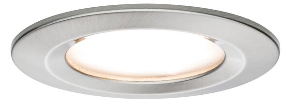 P 93457 Vestavné svítidlo LED Nova kruhové 1x6,5W kov kartáčovaný nevýklopné - PAULMANN