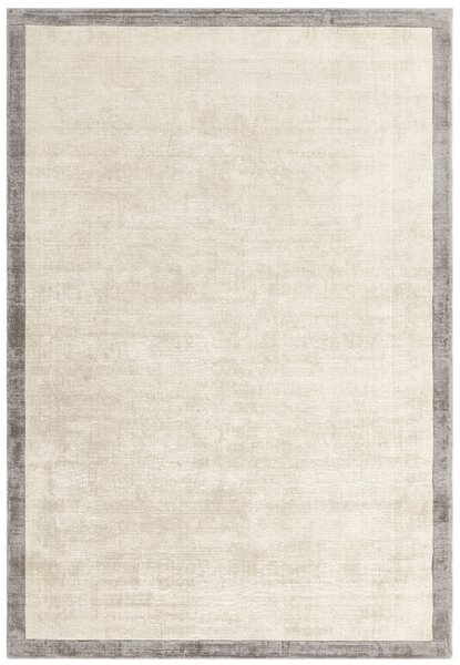 Černý koberec Ife Border Charcoal Silver Rozměry: 200x290 cm