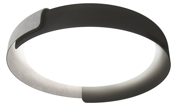 Stropní Lampa kdln, Dala, stmívatelné, Černá, Obývací pokoj, Kov, Design