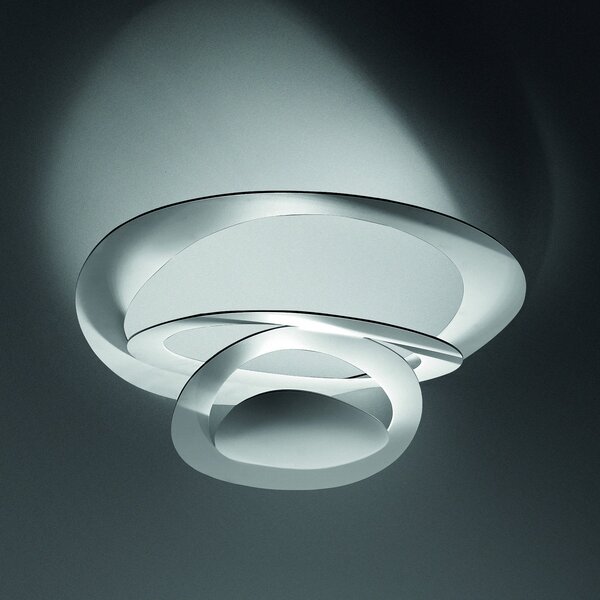 Stropní Lampa Artemide, Pirce Mini, stmívatelné, Bílá, Ložnice, Kov, Design