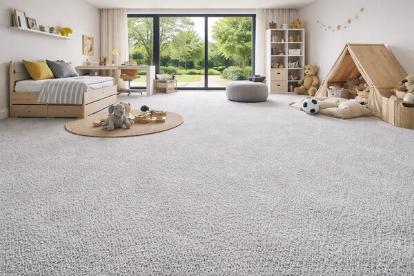 Lano, Metrážový koberec Aura 870, na míru, šíře 4m,5m, šedá, ab (mřížka), chodba / předsíň