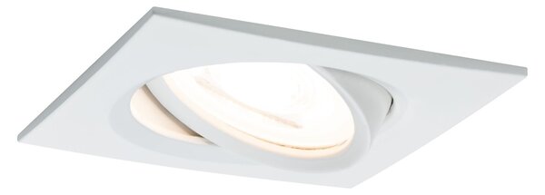 P 93471 Vestavné svítidlo LED Nova hranaté 1x6,5W GU10 bílá mat nastavitelné 3-krokové-stmívatelné - PAULMANN
