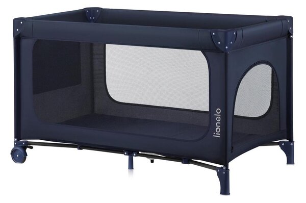 Lionelo - Cestovní postýlka JASMIN EASY FOLD Navy Blue