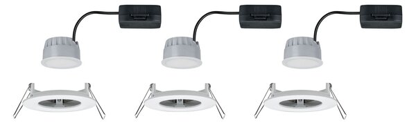 P 93496 Vestavné svítidlo LED Nova kruhové 3x6,5W bílá mat nevýklopné 3-krokové-stmívatelné - PAULMANN