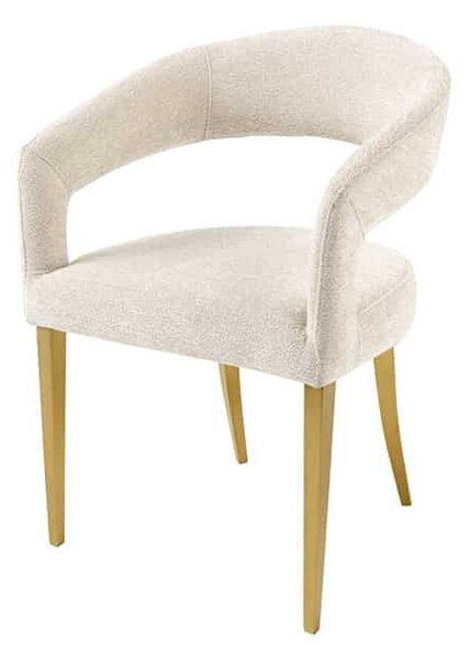 Designová jídelní židle Fionnula béžová