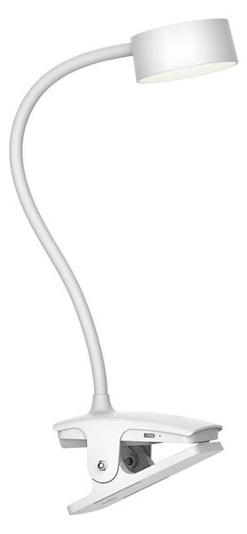 Top Light-LED Stm. doty. stolní lampa s klipem BELLA LED/4,8W/5V 3000-6500K bílá