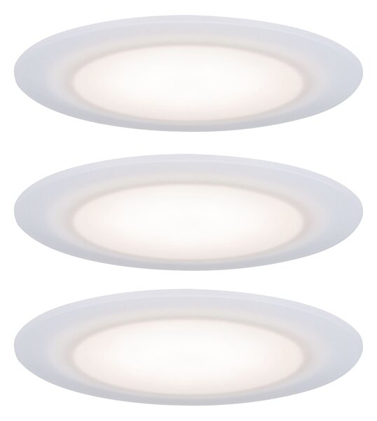P 99940 Premium vestavná svítidla sada LED stmívatelné 2700K 3x6,5W 230 V saténové - PAULMANN