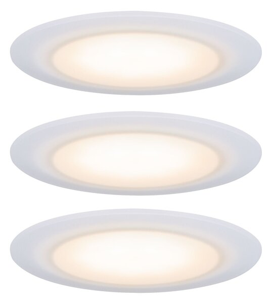 P 99942 Premium vestavná svítidla sada LED Suon WarmDim 2000-2700K 3x6,5W 230 V saténové - PAULMANN
