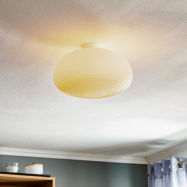 Stropní Lampa Foscarini, Rituals 2, stmívatelné, Bílá, Obývací pokoj, Sklo, Design