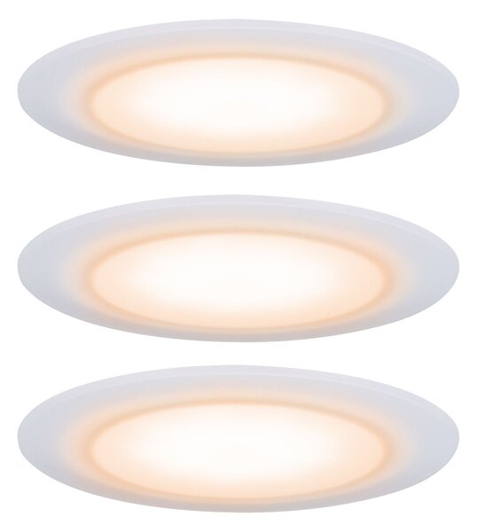 P 99942 Premium vestavná svítidla sada LED Suon WarmDim 2000-2700K 3x6,5W 230 V saténové - PAULMANN